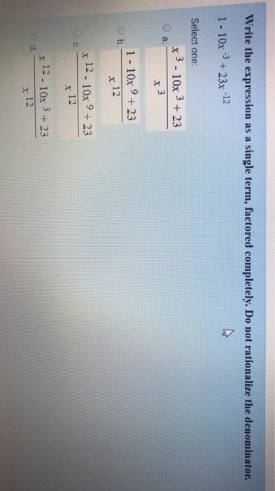 solved-write-the-expression-as-a-single-term-factored-chegg