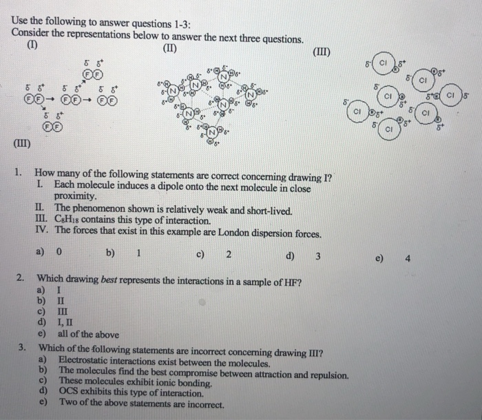 Solved Use The Following To Answer Questions 1-3: Consider | Chegg.com