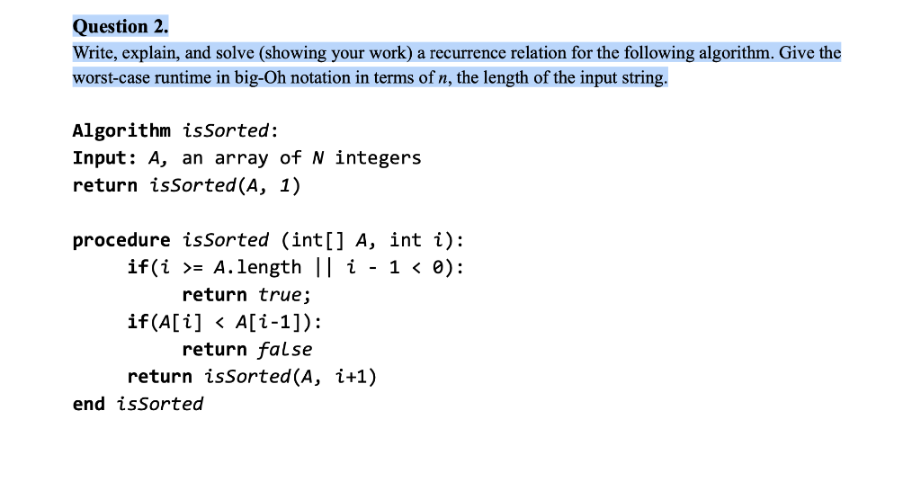 Solved Write, explain, and solve (showing your work) a | Chegg.com