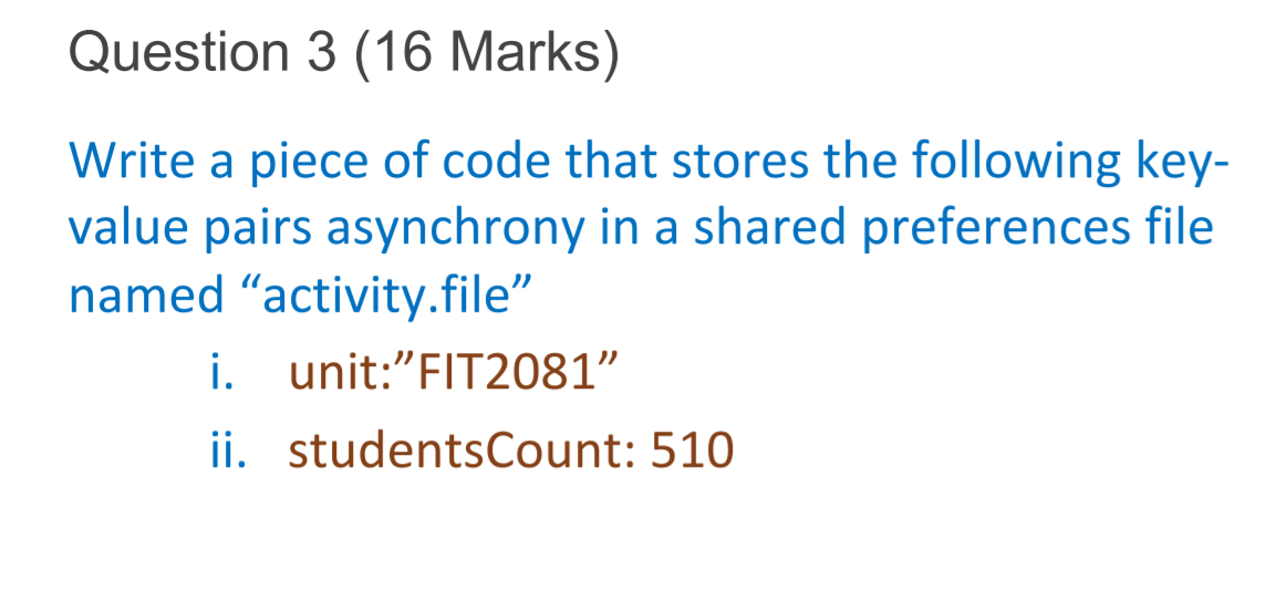 solved-question-3-16-marks-write-a-piece-of-code-that-chegg