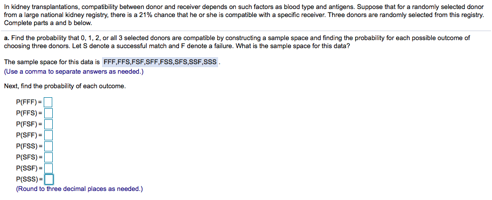 Solved In Kidney Transplantations Compatibility Between Chegg Com   Phpj1hKZK