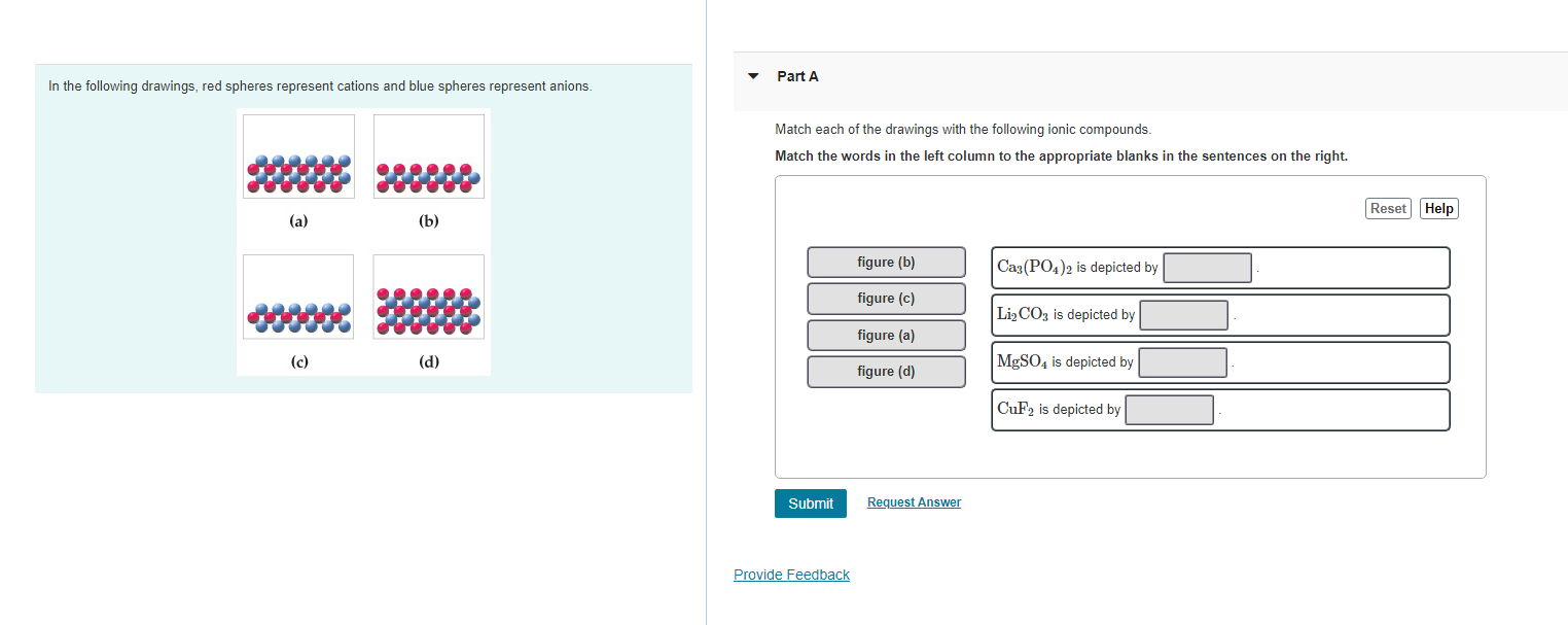 Part A In the following drawings, red spheres