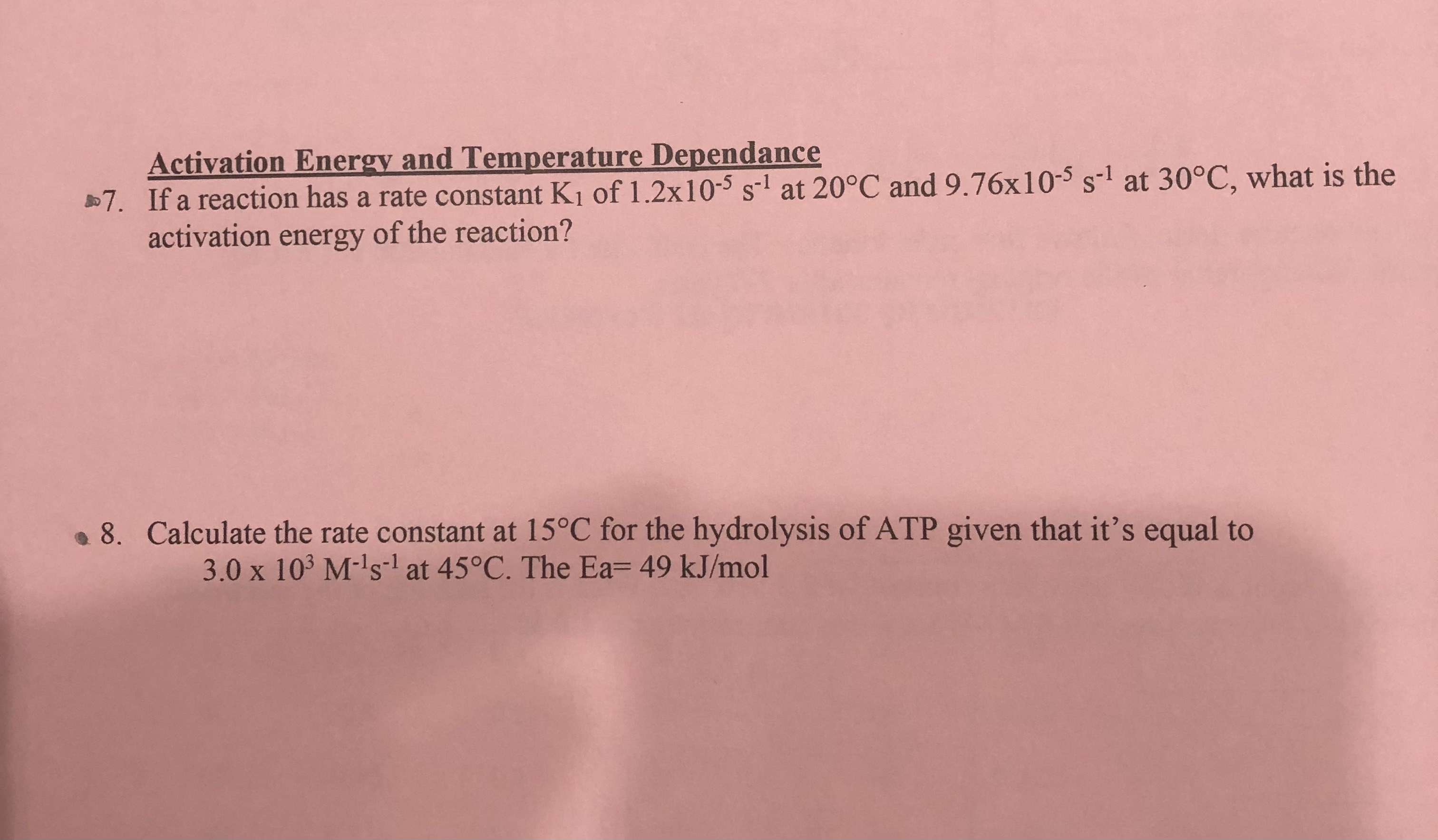 solved-activation-energy-and-temperature-dependance-7-if-a-chegg