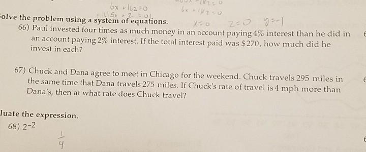 Solved 52 - 6x +162=0 olve the problem using a system of | Chegg.com
