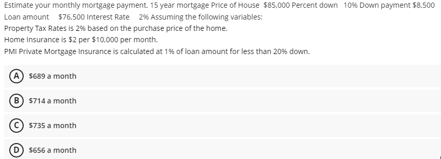 1500 Monthly Payment Mortgage