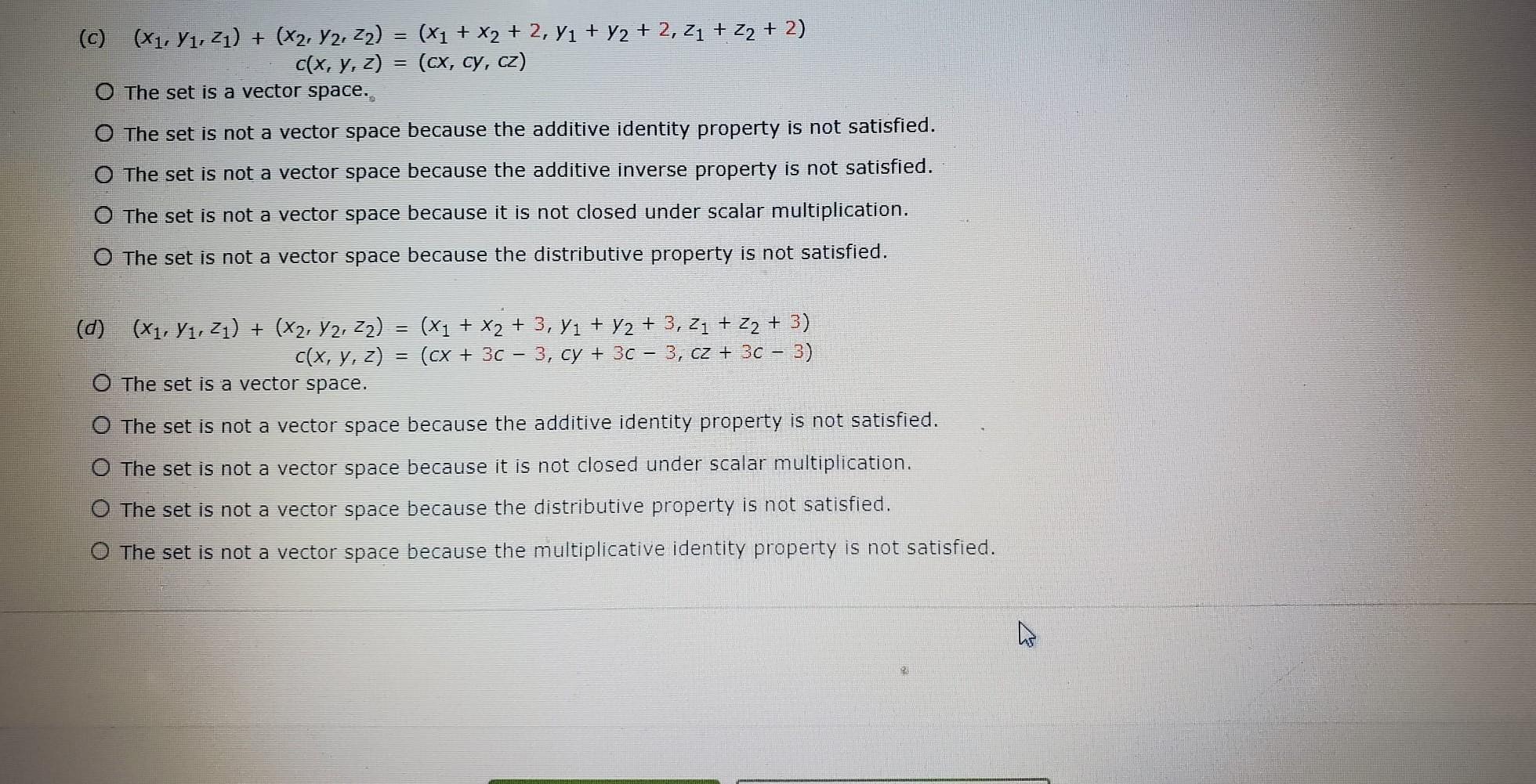 Solved MY NOTES ASK YOUR TEACHER 10. DETAILS LARLINALG8