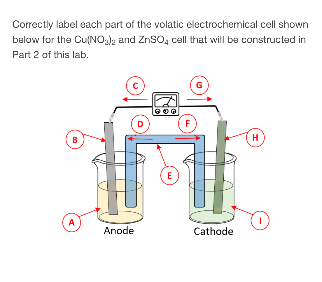 Solved Correctly Label Each Part Of The Volatic Chegg Com