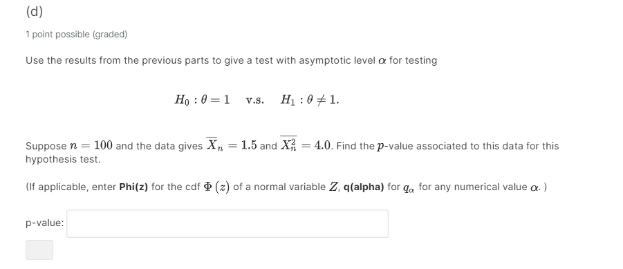 Solved 4. Maximum Likelihood Estimation, Tests, And | Chegg.com