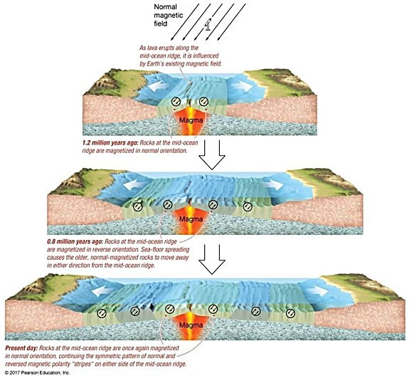 Solved Figure 10. polarity of midocean ridges
