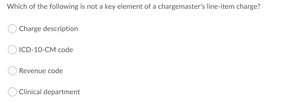 Solved Which of the following is not a key element of a | Chegg.com