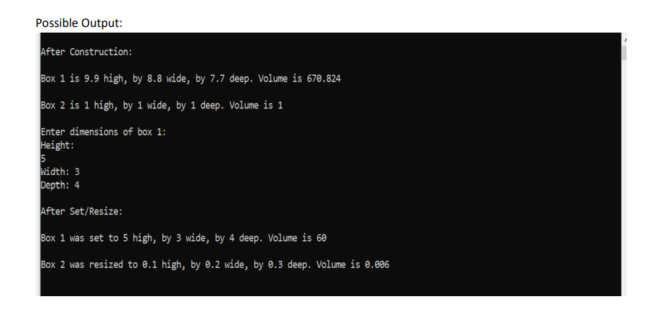 Solved Lab 3: Introduction to Classes OOP2200 - T. MacDonald | Chegg.com