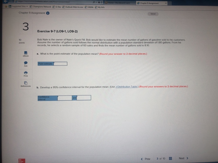 Solved Chapter 9 Assignment Chapter 9 Assignment 3 Exercise | Chegg.com
