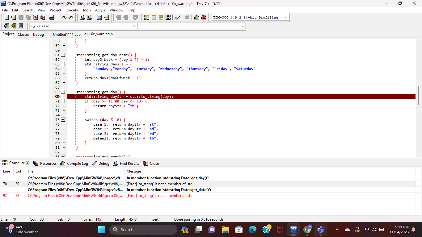 Solved Untitled1111.cpp \begin{tabular}{l} 58 \\ 59 \\ 60 | Chegg.com