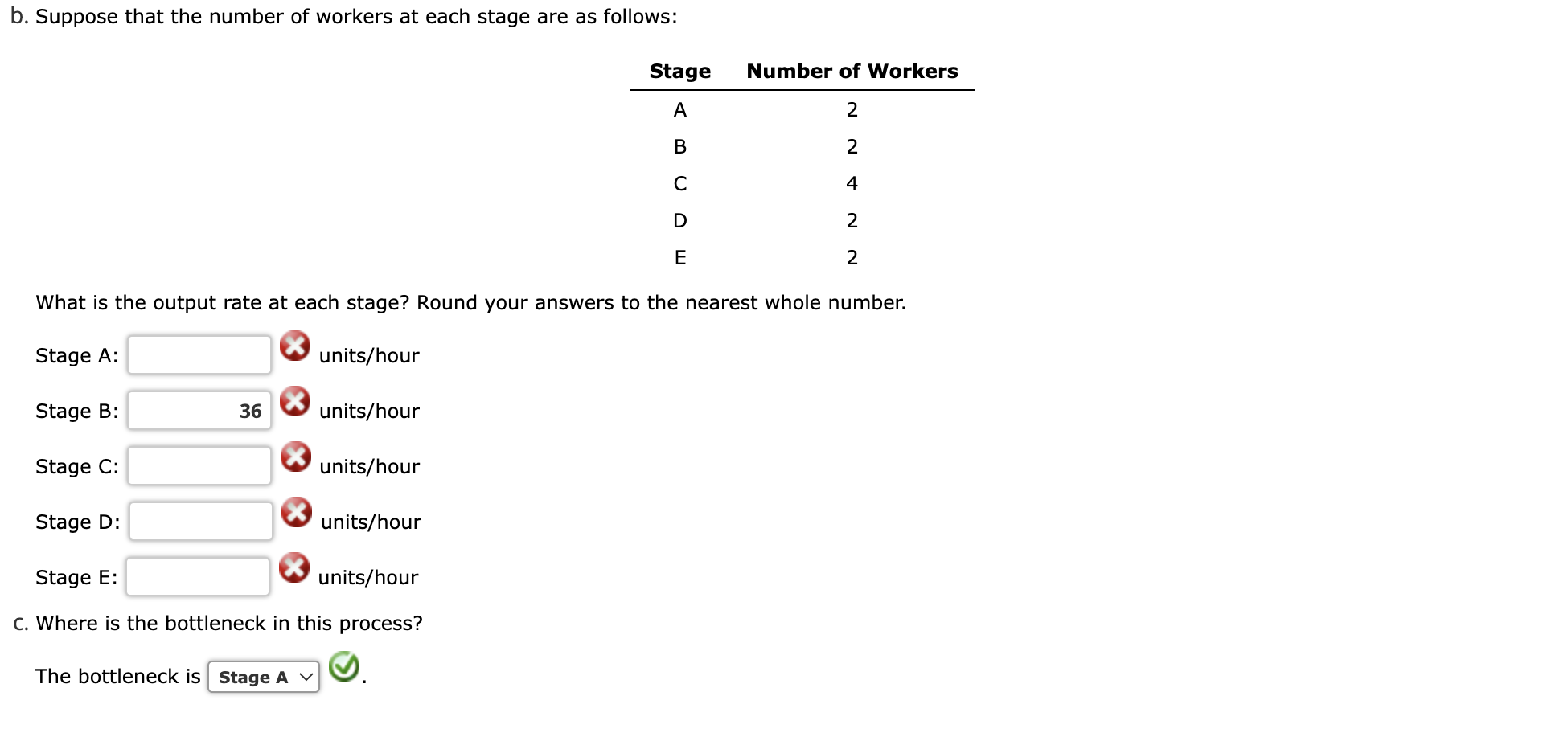 Solved The production process shown below consists of five | Chegg.com