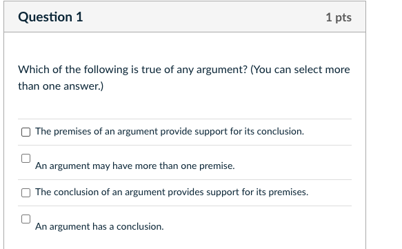Solved Question 1 1 pts Which of the following is true of | Chegg.com