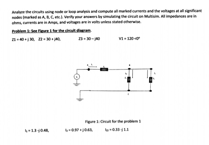 Solved Analyze The Circuits Using Node Or Loop Analysis And