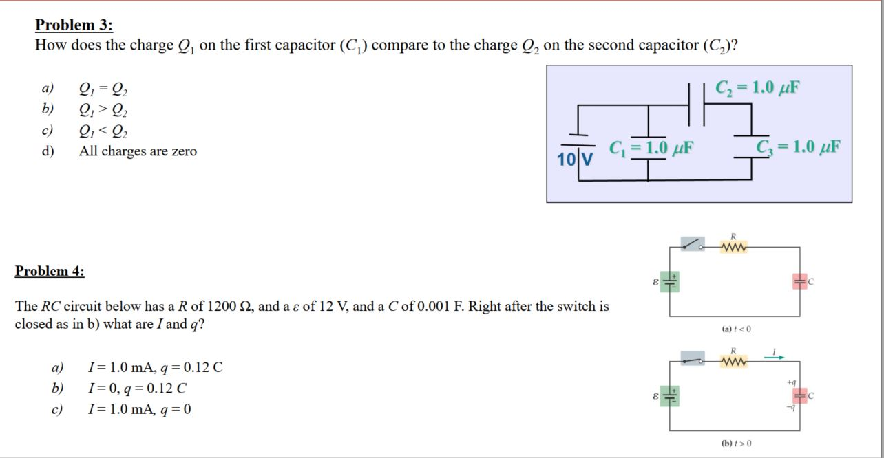 Solved Problem 1 Two Charged Balls Are Repelling Each Ot