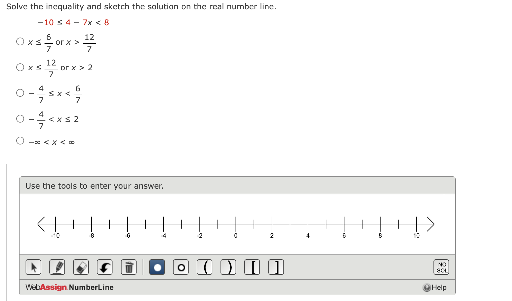 solved-13-5x-6solve-the-inequality-and-sketch-the-solution-chegg