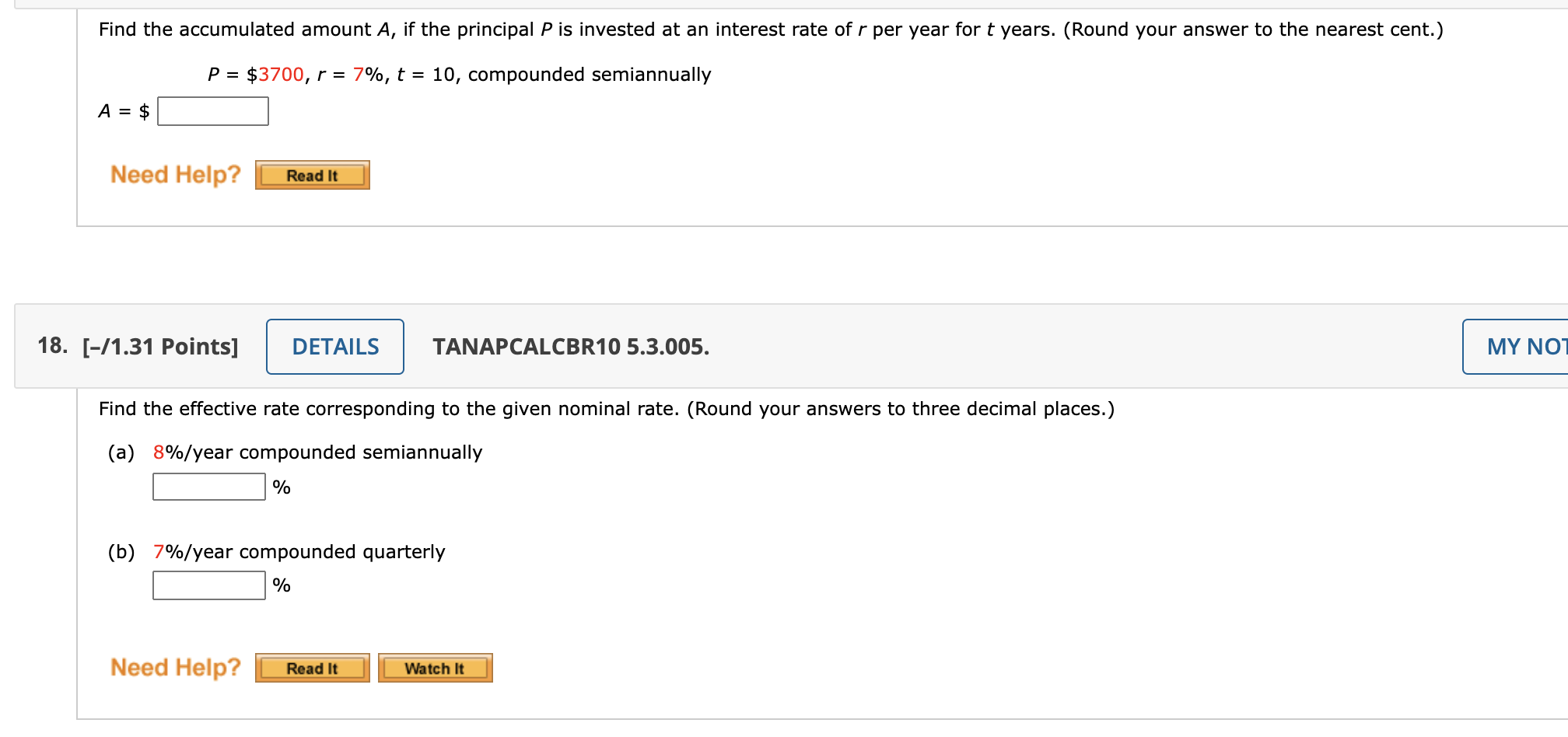Solved Find the accumulated amount A, if the principal P is