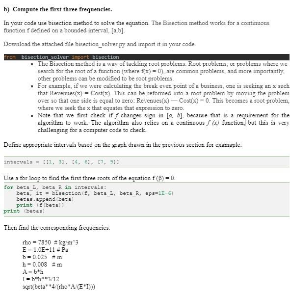 Write A Python Code To Solve Equation For A Piezoe Chegg Com