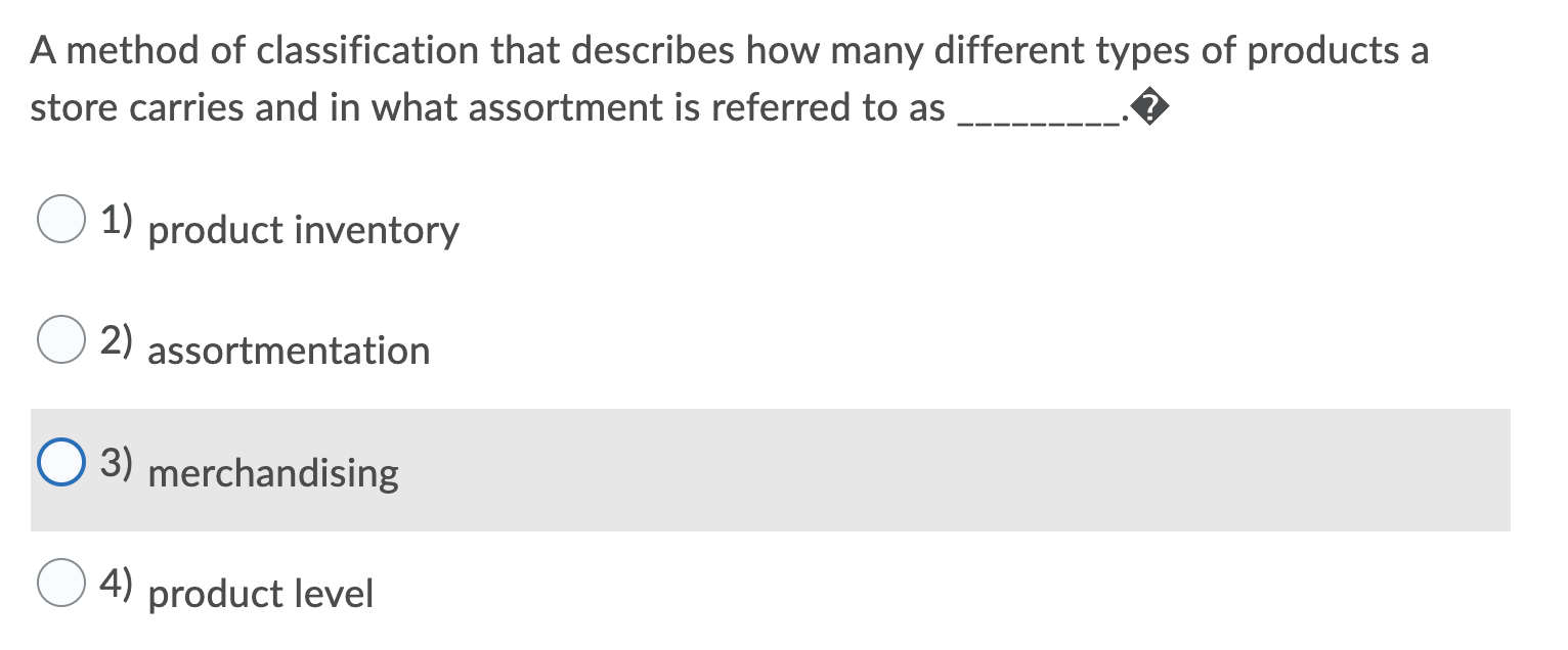 Solved A method of classification that describes how many | Chegg.com