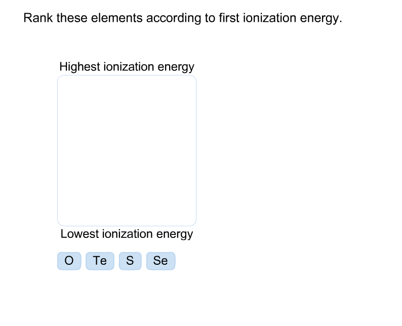 arrange these elements according to atomic radius.