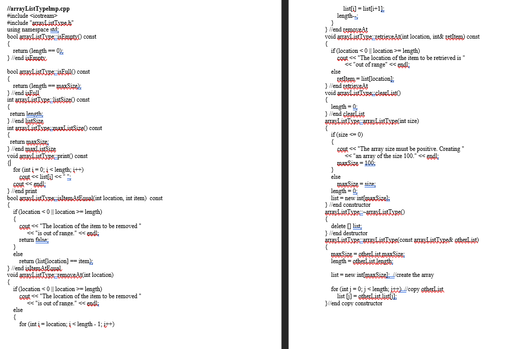 Solved Write in C++: Write the definitions of the functions | Chegg.com