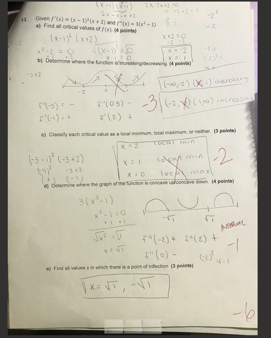 Solved Could someone please explain what I did wrong along | Chegg.com