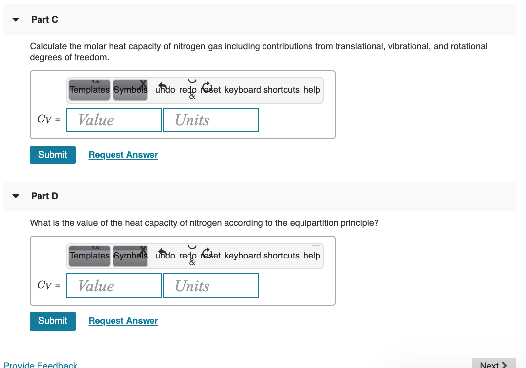 Solved Heat Capacity of Nitrogen Gas 20200308 4 of 6 »