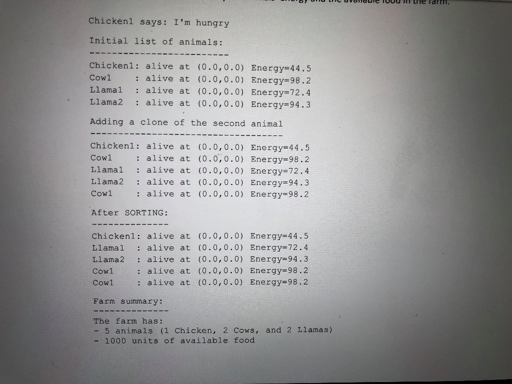 Solved answer question in Java language. Starter code | Chegg.com