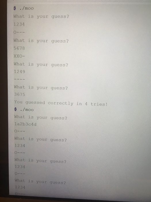 Solved Write a program in C as simple as possible following | Chegg.com