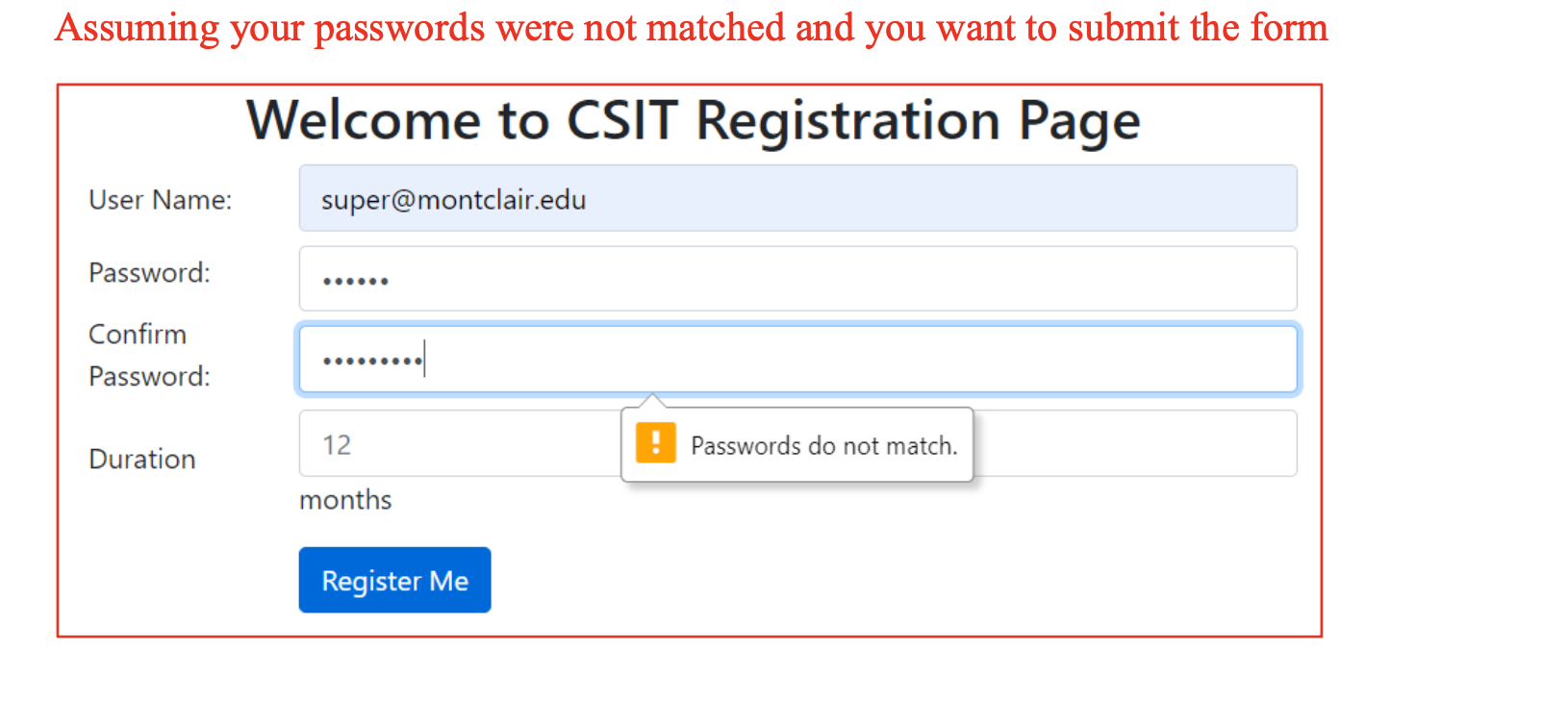Solved In this homework you will create a login page. You | Chegg.com