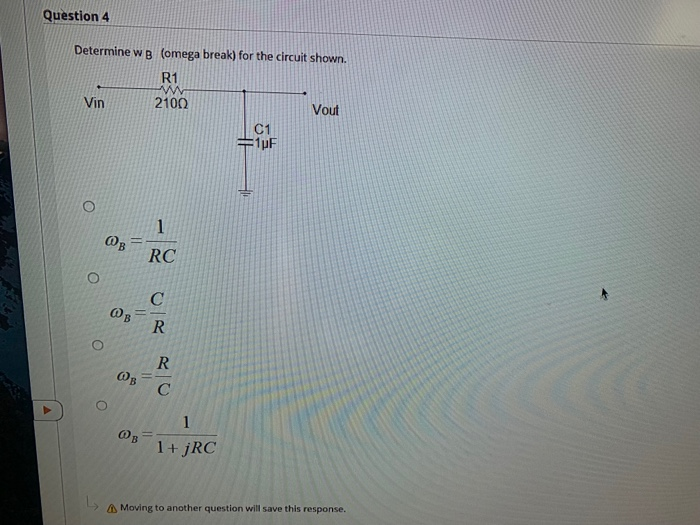 Solved BGRN SH MLdRTor the circuit shown. C1 Vout Vin R1 | Chegg.com