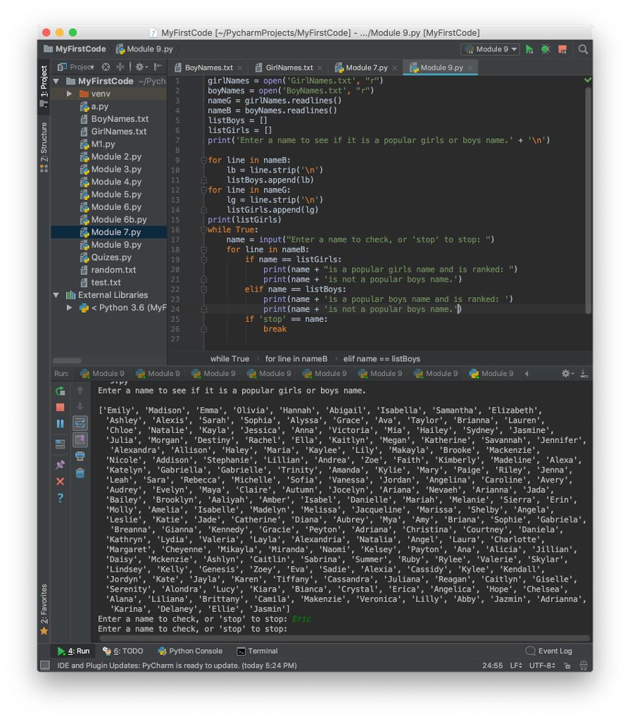 Solved This program will use two files: GirlNames.txt and | Chegg.com