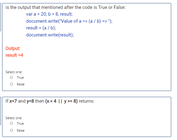 Solved Is The Output That Mentioned After The Code Is True | Chegg.com