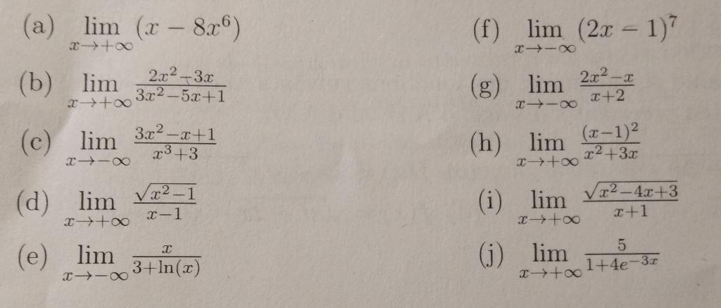 Solved Hello, can you help with the below math exercises | Chegg.com