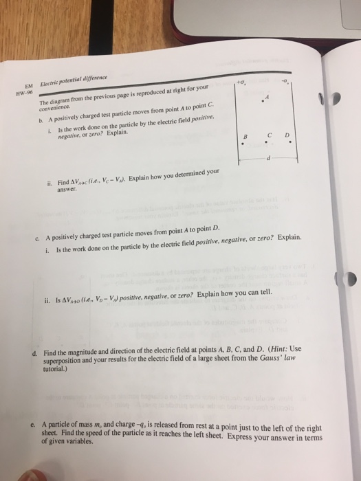 Solved: Difference EM Electric Potential The Diagram From | Chegg.com