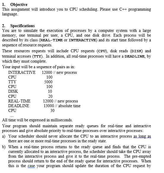 Solved 1. Objective This assignment will introduce you to | Chegg.com