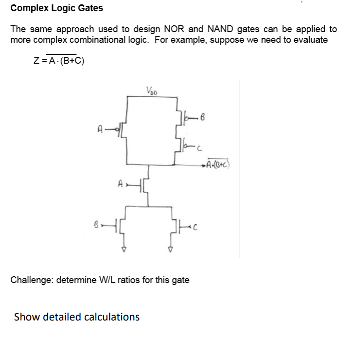 Solved Complex Logic Gates The same approach used to design | Chegg.com