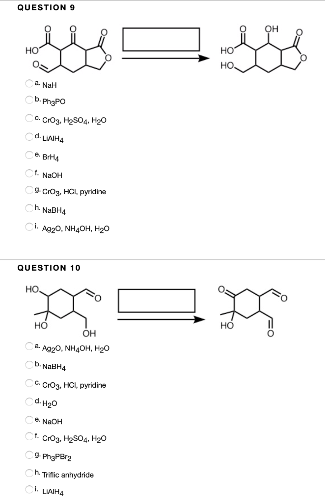 Solved For problems 614, complete the reactions by filling
