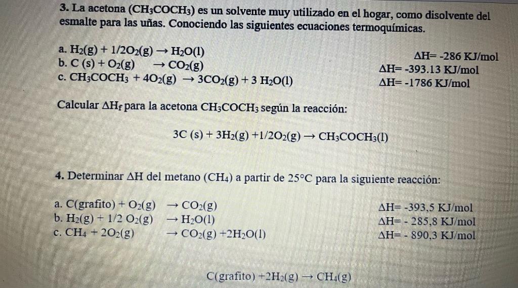 Solved 3)Acetone (CH3COCH3) is a solvent widely used at | Chegg.com