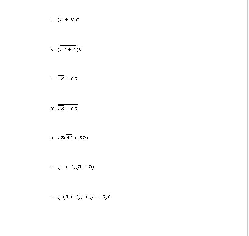 Solved Hand sketch or use Logic.ly to draw the logic gate | Chegg.com