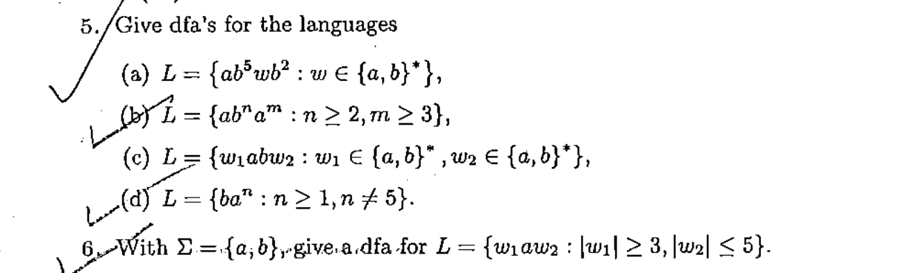 Solved Brown D L Ba N 1 N 5 5 Give Dfa S For T Chegg Com