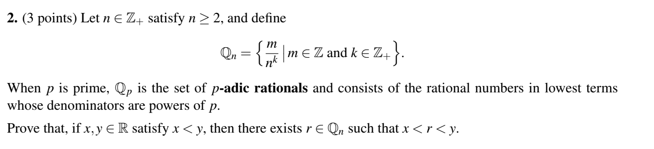 Solved Write a proper mathematical proof please. I am trying | Chegg.com