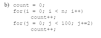 Solved = b) count 0; for (i 0; i