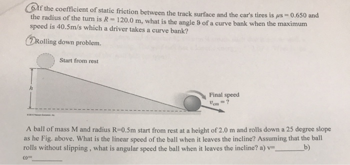 Solved Gaf the coefficient of static friction between the | Chegg.com