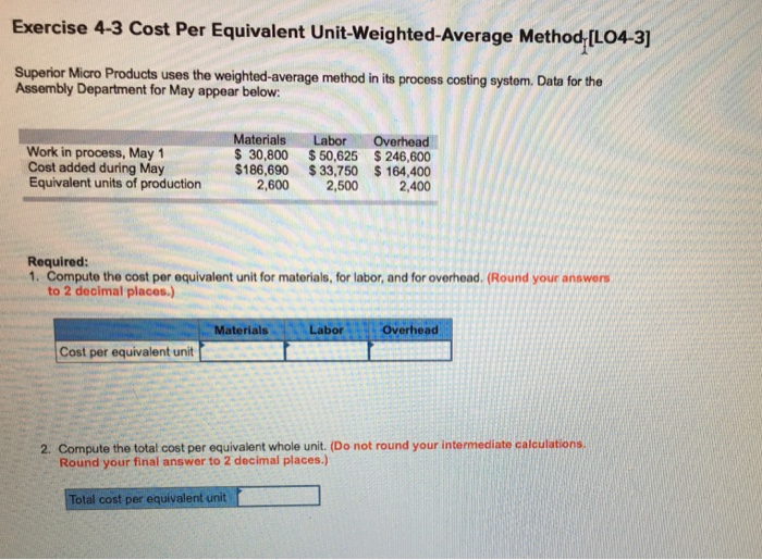 Solved Exercise 4-2 Computation of Equivalent | Chegg.com