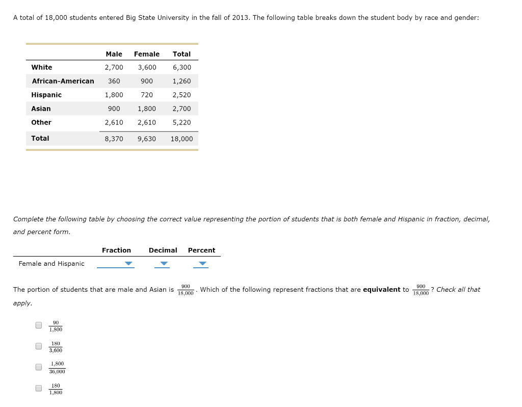 solved-a-total-of-18-000-students-entered-big-state-chegg