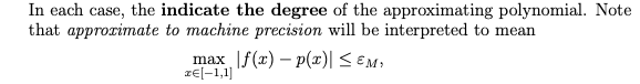 Solved (1) Consider the function f(x)=ex Approximate this | Chegg.com