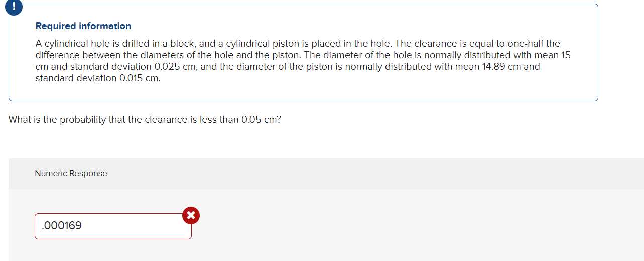 Solved Required information A cylindrical hole is drilled in | Chegg.com